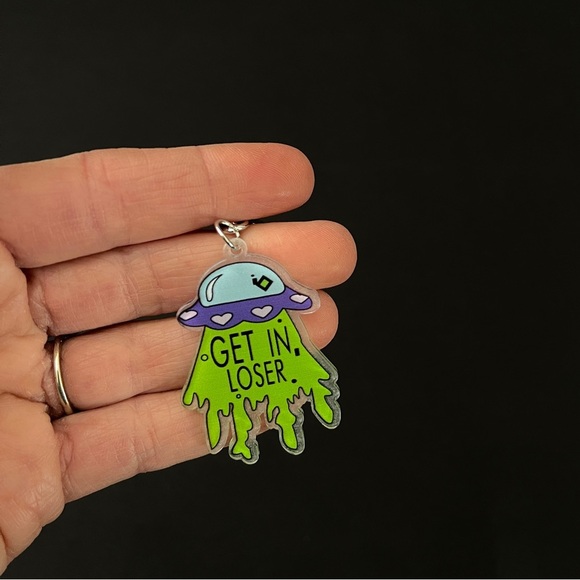 UFO “Get in Loser” Keychain - Picture 3 of 9